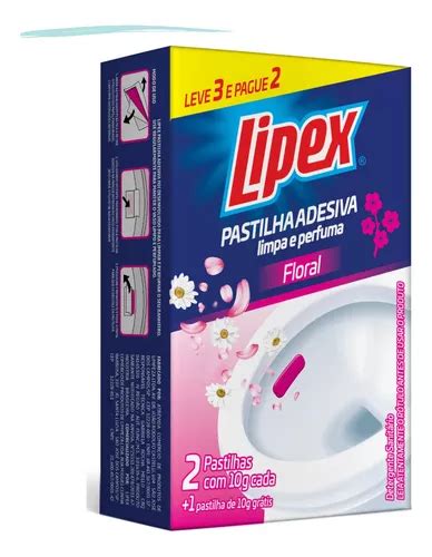 Pastilha Adesiva Pedra Sanitária Floral Lipex Banheiro C 3 MercadoLivre