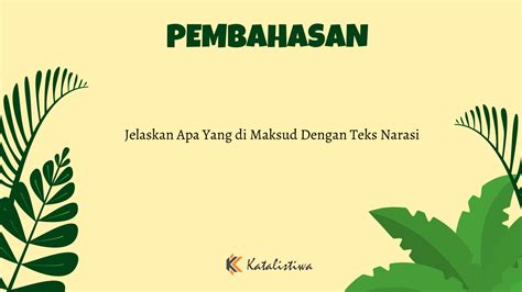 Jelaskan Apa Yang Di Maksud Dengan Teks Narasi Katalistiwa