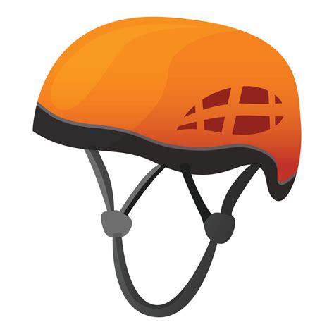Climbing helmet icon, cartoon style 14180810 Vector Art at Vecteezy