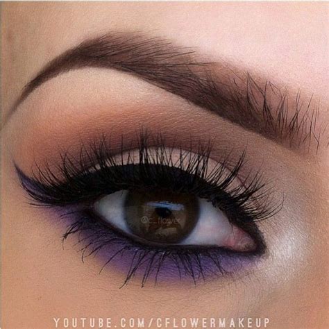 Purple Eye Makeup For Brown Eyes Tutorial - Makeup Vidalondon