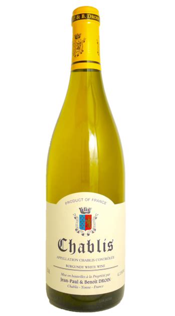 Acheter Chablis Blanc Domaine Jean Paul Et Beno T Droin