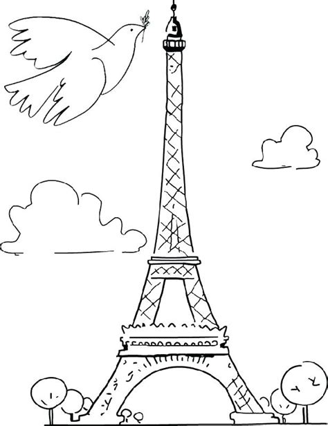 Paris Coloring Pages For Kids at GetDrawings | Free download