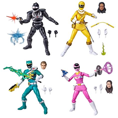 Power Rangers Lightning Collection Inch Figures Wave Set Of