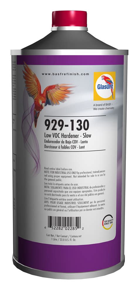 Glasurit 929 130 Low VOC Hardener Slow CALL FOR PRICE Home