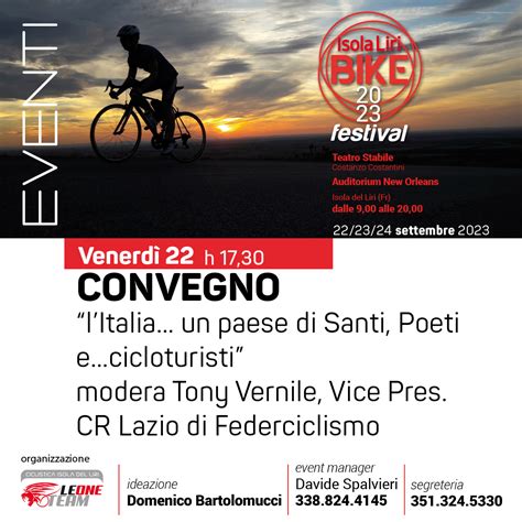 Isola Del Liri Bike Festival Quarta Edizione Il Giornale Nuovo It