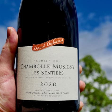 David Duband Chambolle Musigny 1er Cru Les Sentiers 2020 WINE DECODED