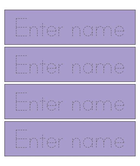 Free Printables For Name Tracing Name Tracing Generator