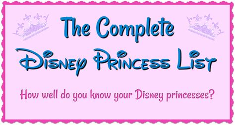 Disney Princes Names