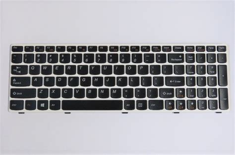 TECLADO LENOVO IDEAPAD U510 NEGRO MARCO BLANCO INGLES Soluciones