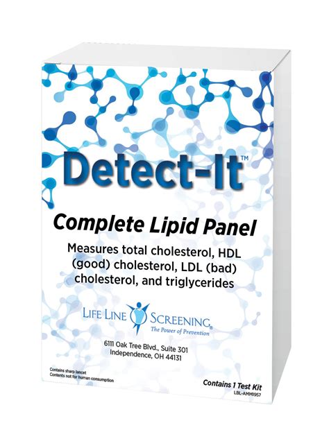 Life Line Screening Complete Lipid Panel Fda Approved Self