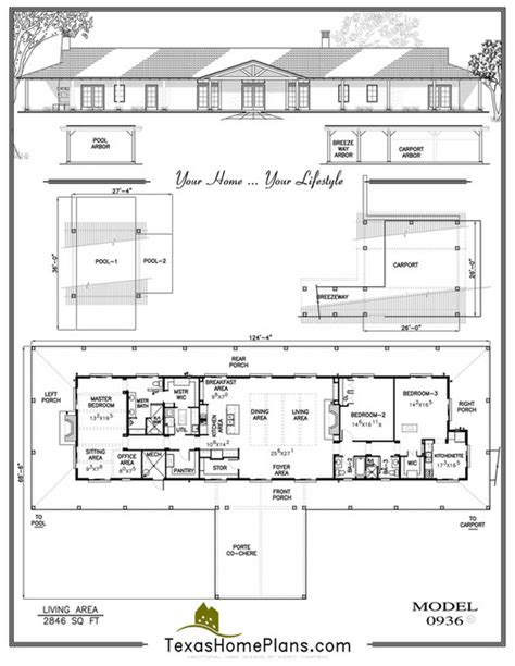 texas home plans - TEXAS RANCH- HOMES - Page 44-45