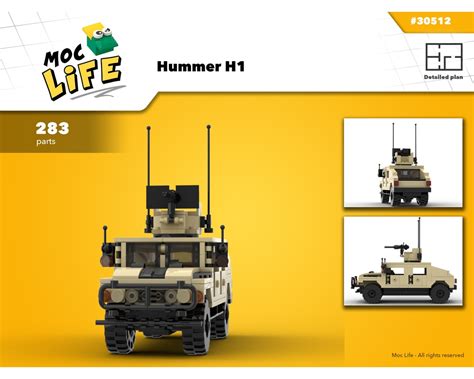 LEGO MOC Humvee by MocLife | Rebrickable - Build with LEGO