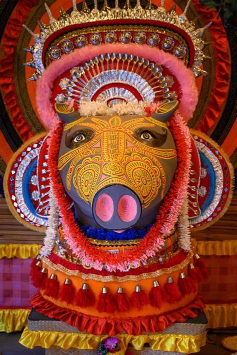 View Of Decorated Durga Puja Pandal In Kolkata West Bengal India