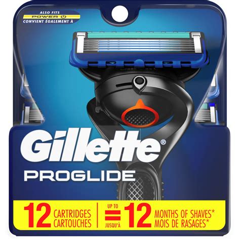 Gillette ProGlide Men’s Razor Blades, 12 Refills - CTC Health