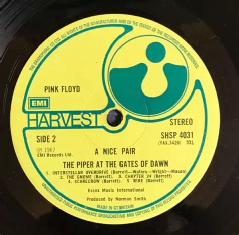 Pink Floyd A Nice Pair Vinyl Shdw Phang Cover Ex