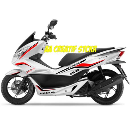 Jual Cutting Sticker Stiker List Striping Honda Pcx Custom Di Lapak AA