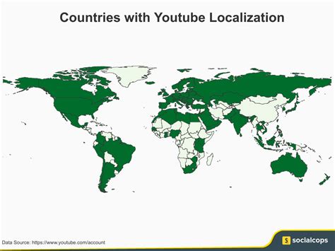 Countries Where Youtube Localization Is Available Rmapfans