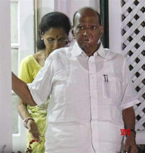 New Delhincp Chief Sharad Pawar With His Daughter Supriya Sule At His Residence Gallery