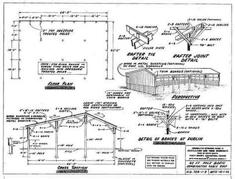 163 Free Pole Shed & Pole Barn Plans And Designs