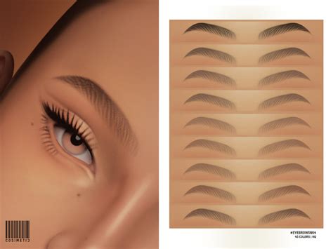 Cosimetic S Eyebrows N64 Sims 4 Sims 4 Cc Makeup Sims 4 Cc Eyes