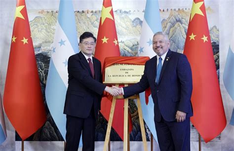 China abre embajada en Honduras Artículo 66