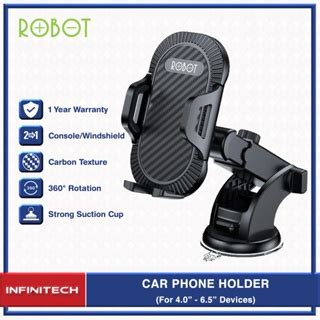 Jual Robot Rt Ch Car Phone Holder Mount Hp Dashboard Kaca Mobil