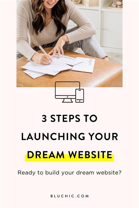 3 Steps To Launching Your Dream Website Bluchic