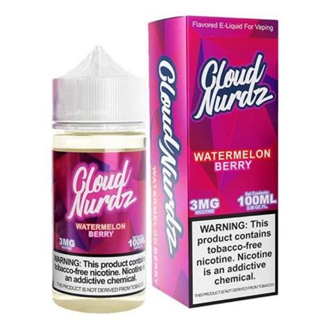 Watermelon Berry Tfn Salt Juice By Cloud Nurdz Vaperanger