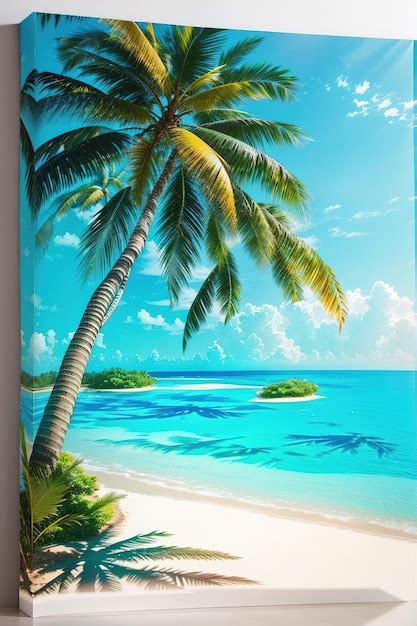 Premium Ai Image Tropical Paradise Island