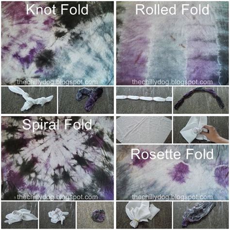 Tie Dye July Four More Easy Folding Techniques Tie Dye Folding