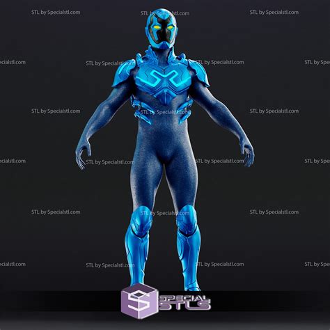 Cosplay STL Files Blue Beetle Suit Wearable 3D Print | SpecialSTL