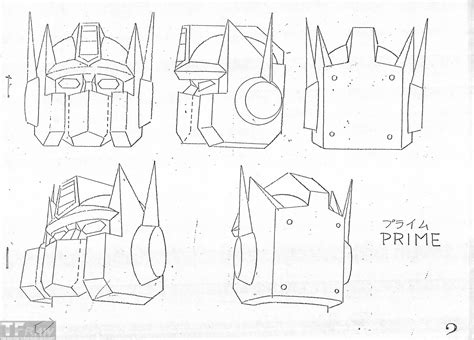 Transformers Generation 1 Model Sheets 2