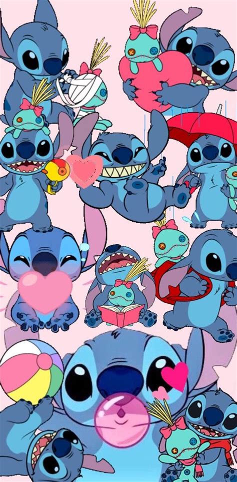 Stitch Collage Wallpapers Wallpaper Cave