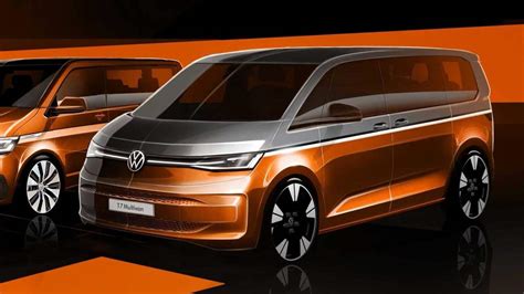 Volkswagen T7 Multivan With Futuristic Looks And Hybrid Powertrain Teased