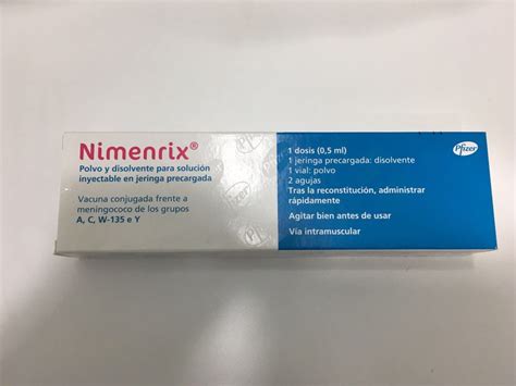 Nimenrix La Nueva Vacuna Frente A La Meningitis Boticaria Garc A