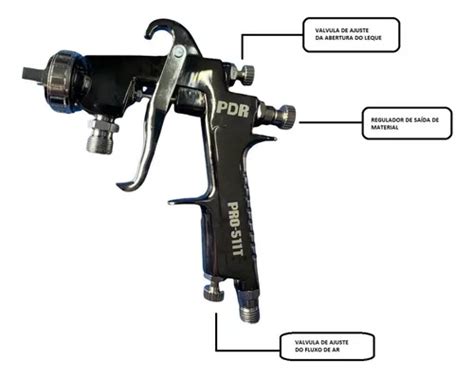 Pistola De Pintura Para Tanque De Pressão Pro 511t Especial