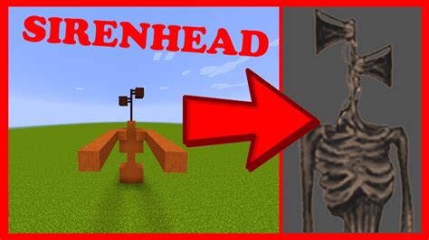 How To Summon Siren Head In Minecraft No Mods Youtube