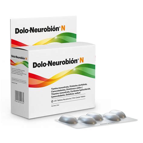 Comprar Tabletas Recubiertas Dolo Neurobión N 120 Unidades Precio