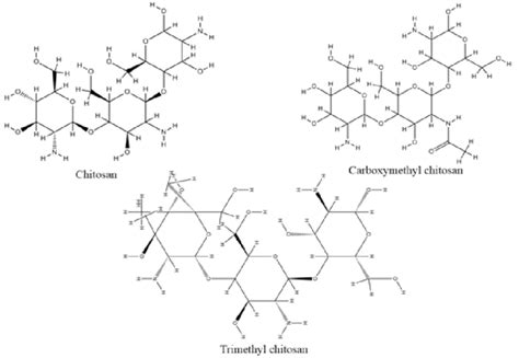 2 Chemical Structures Of Chitosan And Its Derivatives Download