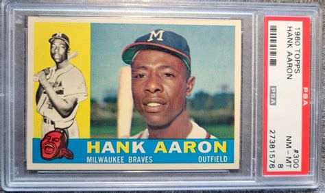 Hank Aaron Topps Base Price Guide Sports Card Investor