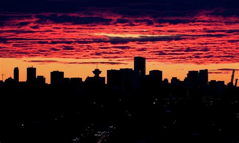 vancouver sunset photograph  david naman pixels