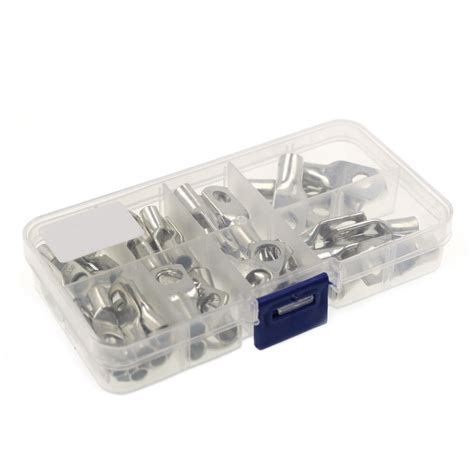 ADVEN 60 Pcs Battery Terminal Connectors Copper Wire Lugs Perfectly ...