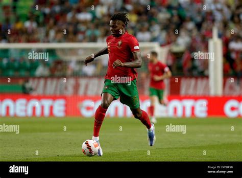 Rafael Leão du Portugal lors du match de football de la Ligue des