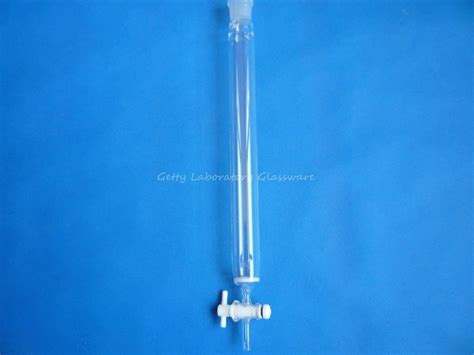 Lab Glass 250ml Chromatography Column 24 40 Joint ID 30mm Column