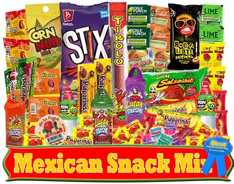 Buy Best Mexican Candy Assortment Snacks 50 Count Variety Of Spicy