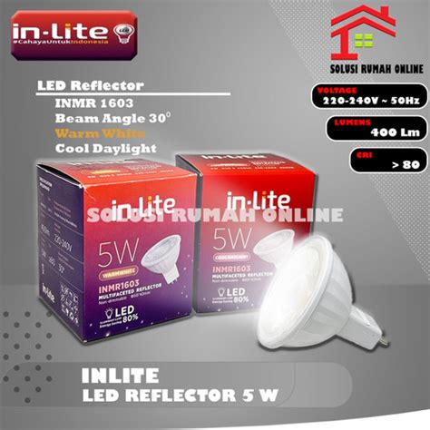 Jual Lampu Halogen MR 16 LED Inlite INMR1603 5 W Spot Light 5 Watt 2