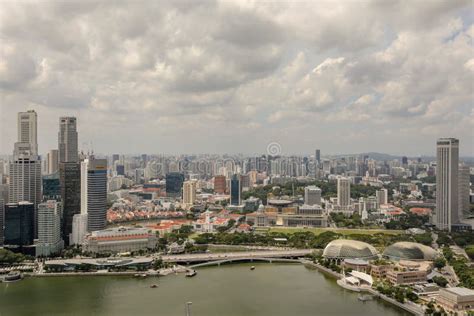 Skyline of Singapore by the Marina Bay Editorial Stock Image - Image of ...