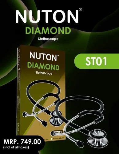 Double Sided Nuton Diamond Stethoscope St Polished Alloy Tunable At