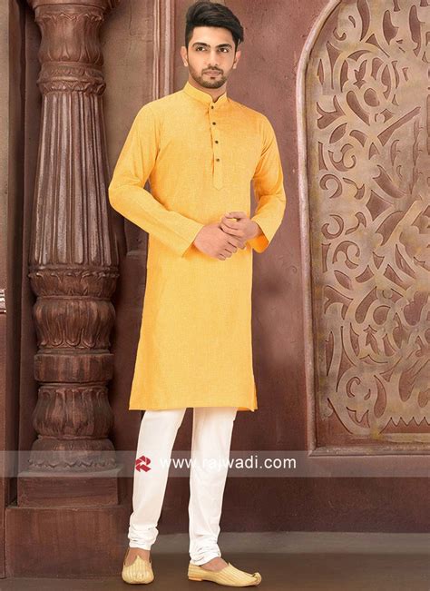 Mustard Yellow Kurta Pajama