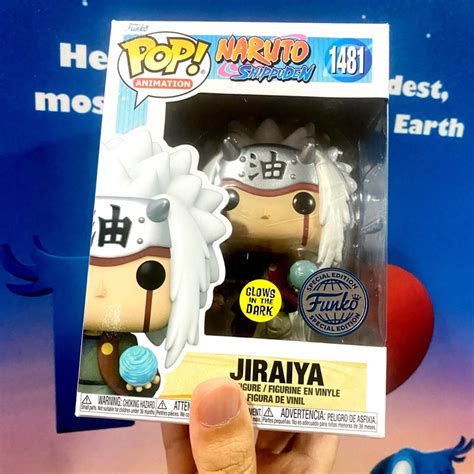 李大 正版現貨 Funko Pop 火影忍者 自來也 螺旋丸 夜光 Jiraiya 1481 蝦皮購物